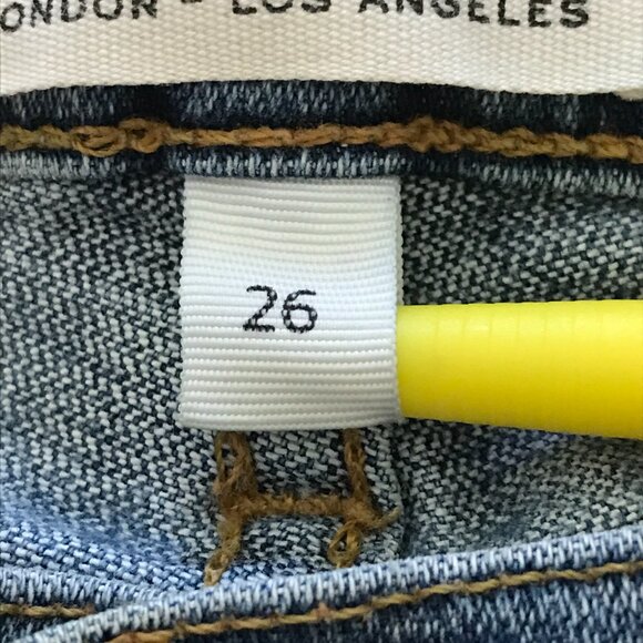 Frame Le High Skinny Jeans Women 26 Blue Mid Rise Medium Wash Stretch Preppy - Picture 4 of 14